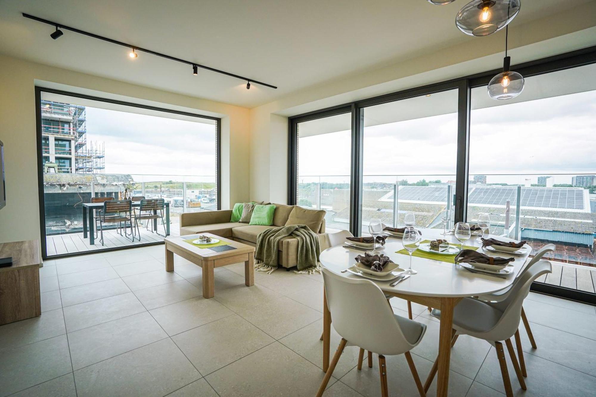 Huswell - Beautiful Apartment With Communal Pool And Gym Ostend Exterior foto